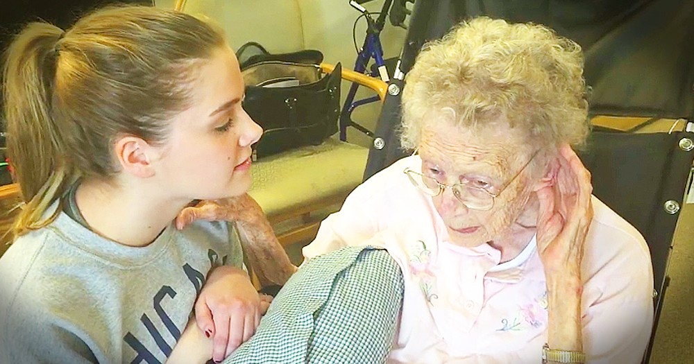 Teen Singing Hymn For Her Great-Grandmother Is Touching