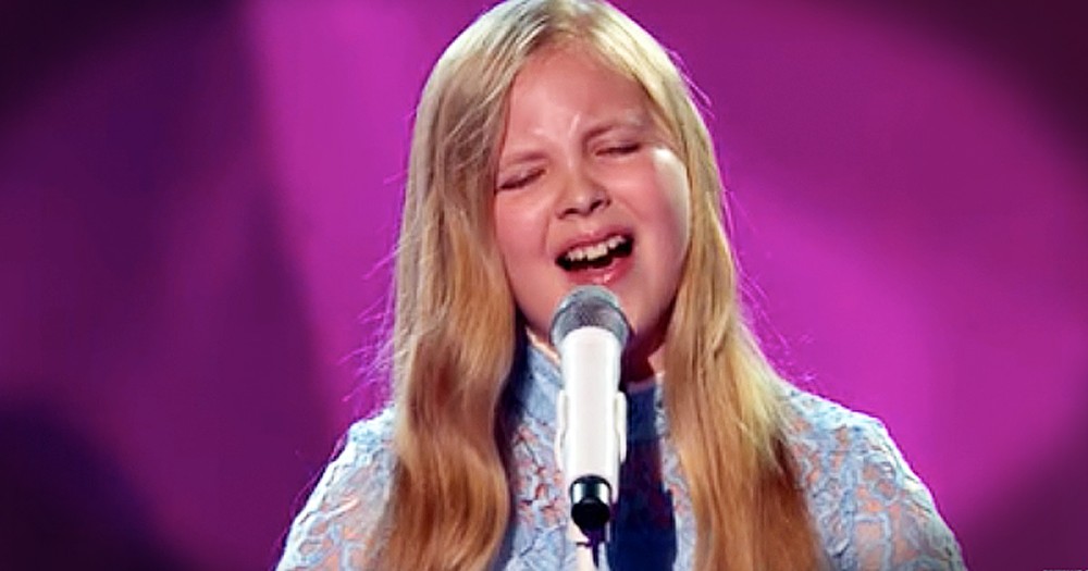 Little Girl With A BIG Voice Wows With This Broadway Hit