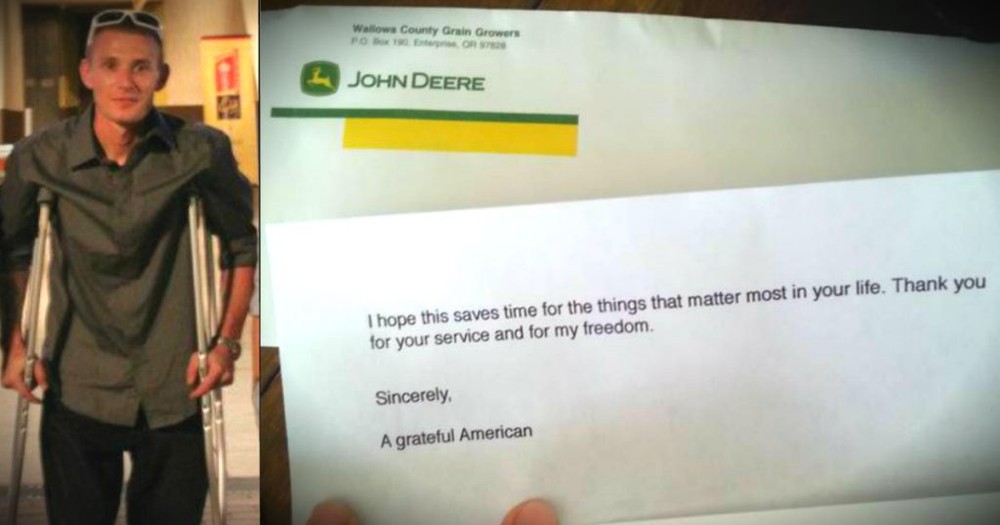 A Disabled Veteran Got THIS From An Anonymous Stranger -- TEARS!
