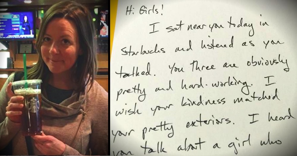 Mom Overhears 3 Girls Gossiping, Then Drops Them A Note On Kindness