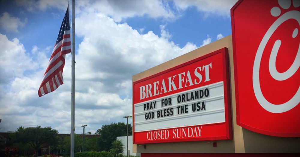 Chick-fil-A's Compassionate Response To The Orlando Tragedy