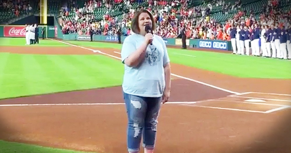 Chewbacca Mom Is Singing For Our Country...SO Good!