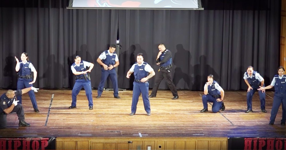 Cops Stun The Audience With Amazing Surprise Dance