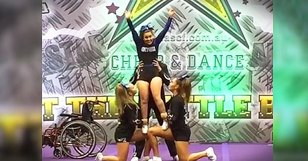 Wheelchair Bound Cheerleader's Performance Will Inspire You