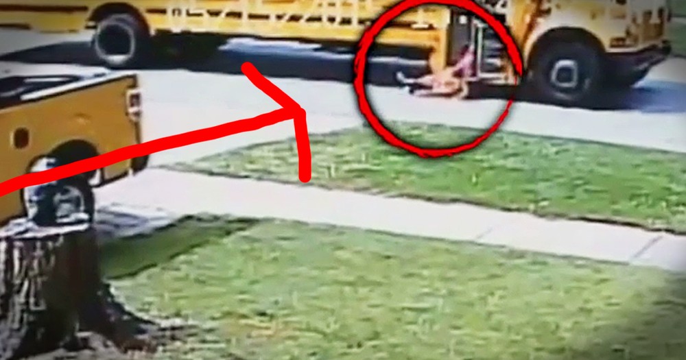 7-Year-Old Gets Dragged By School Bus After Doors Trap Her Backpack. Every Parent Needs To See This