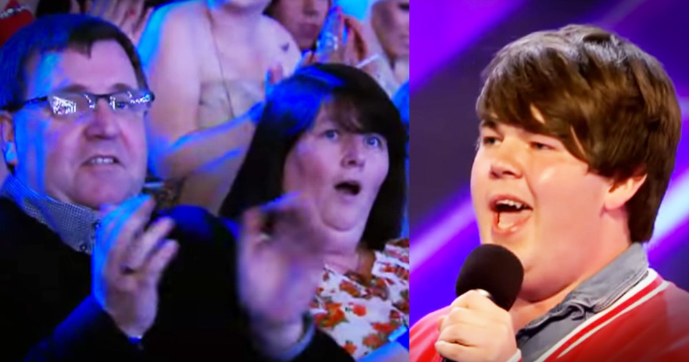 Son Surprises His Parents Sitting In The Audience With His BIG X Factor Audition