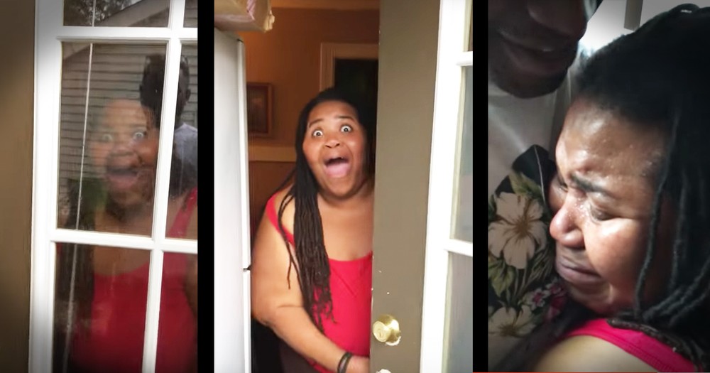 This Soldier Showed Up At His Momma's Door And This Surprise Is The Sweetest