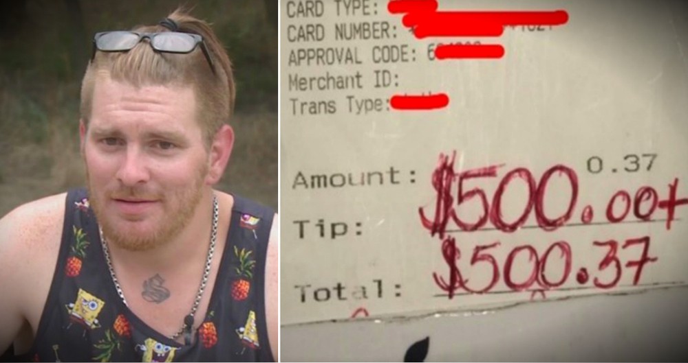 Waiter Helped An Elderly Lady In The Grocery And Got A $500 'Thank You'