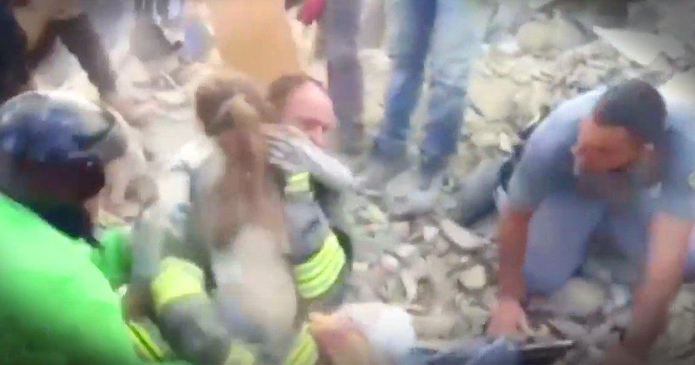 10-Year-Old Girl Miraculously Pulled Out Of Rubble Alive