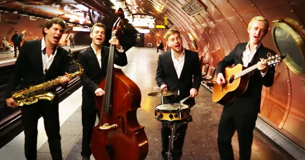 Amazing Quartet Gives Popular Song An Adorably Old-Timey Twist And I Can't Stop Dancing