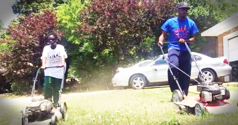 Good Samaritans Mow Lawns For Those Who Can't To Spread A Little Kindness