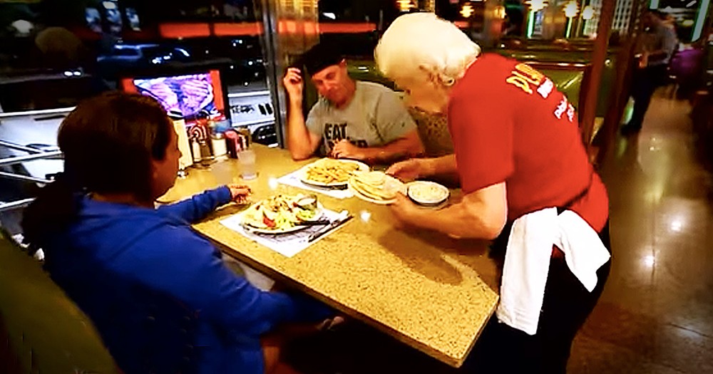 86-Year-Old Waitress Finally Retires And Is Surprised With a Cruise