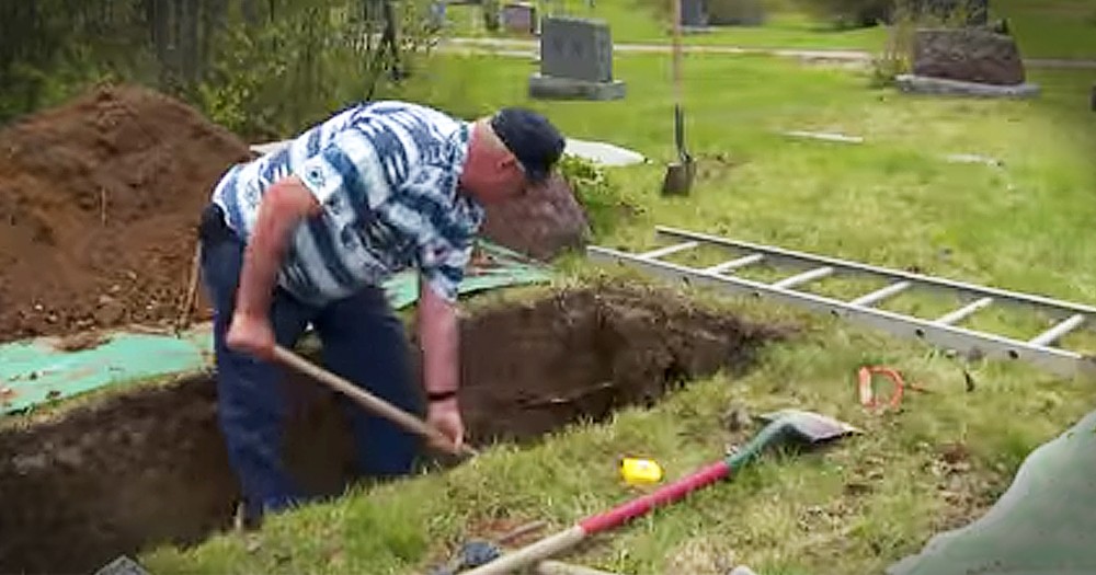 Grave Digger In Small Town Shares His God-Given Talent And Story