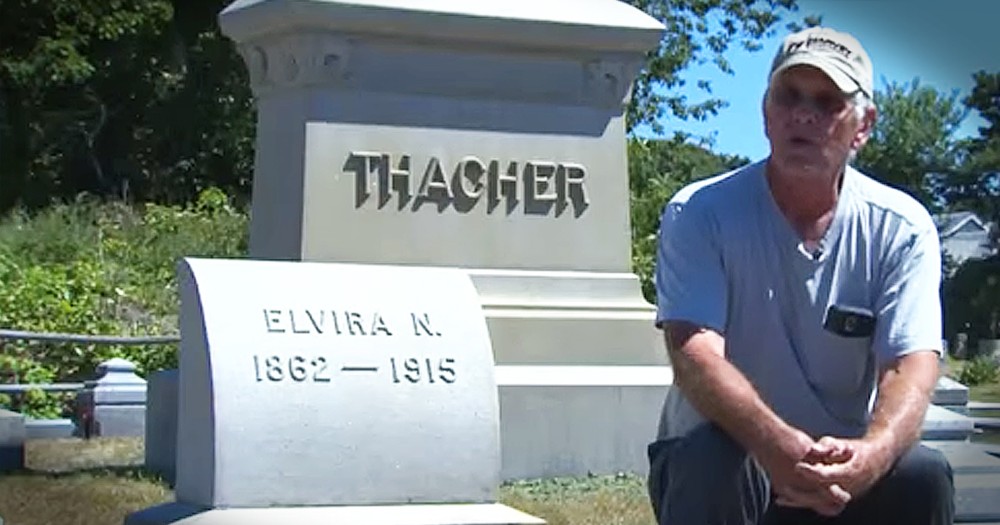 Man Spends Years Cleaning Up The Headstones Of Strangers In Cemetery