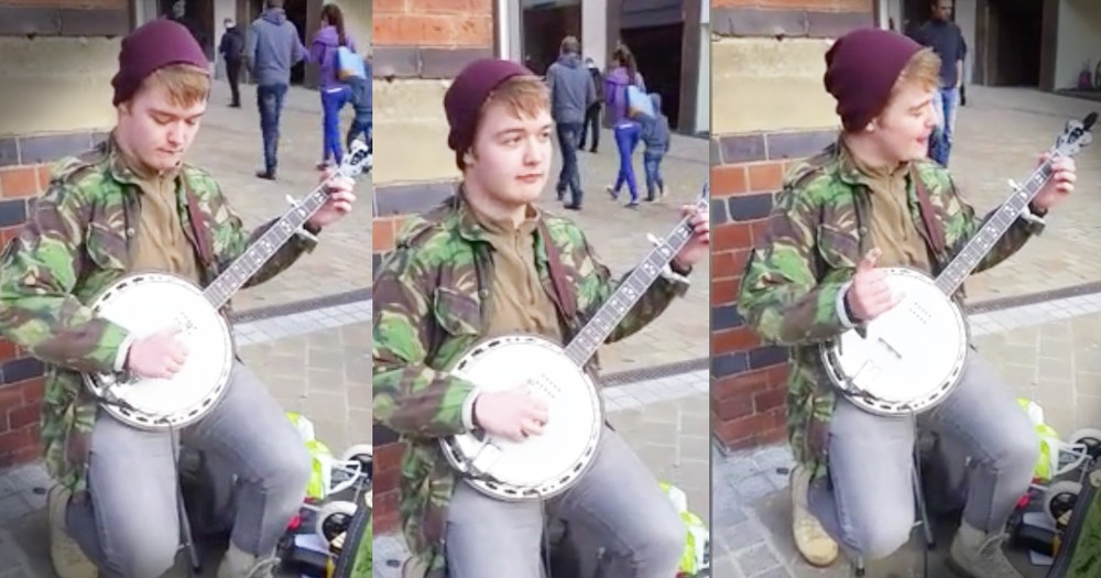 Guy Blows Our Minds Playing Both Parts Of 'Dueling Banjos'