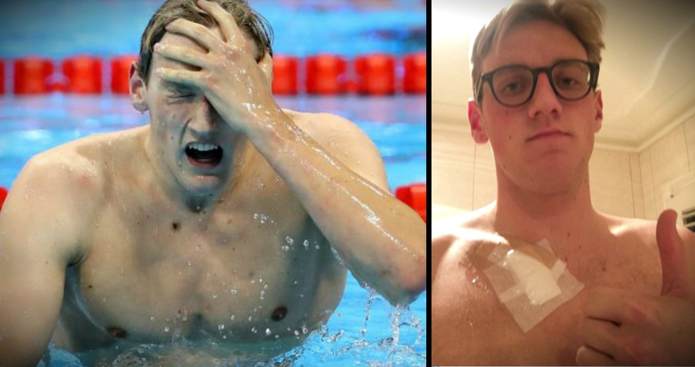 Fan Spots Olympic Swimmer's Unusual Mole And Sends An Email That May Have Saved His Life