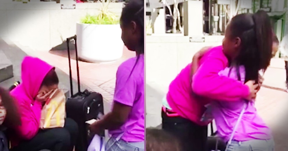 Little Girl's Act Of Kindness Brought A Homeless Mom To Tears