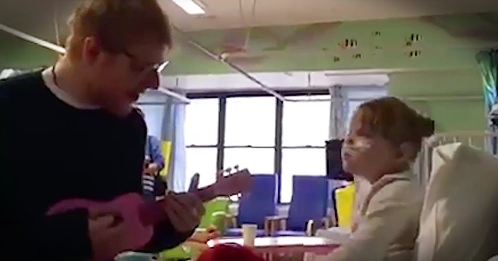 Singer Ed Sheeran Serenades 9-Year-Old Fan Who Cannot Walk Or Talk