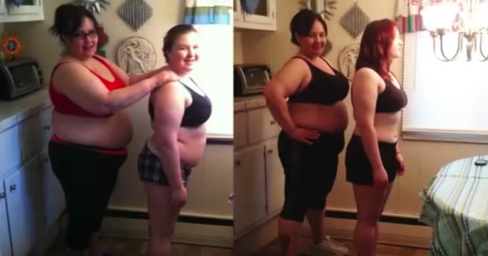 Mother And Daughter Find Inspiration To Loose Weight Together
