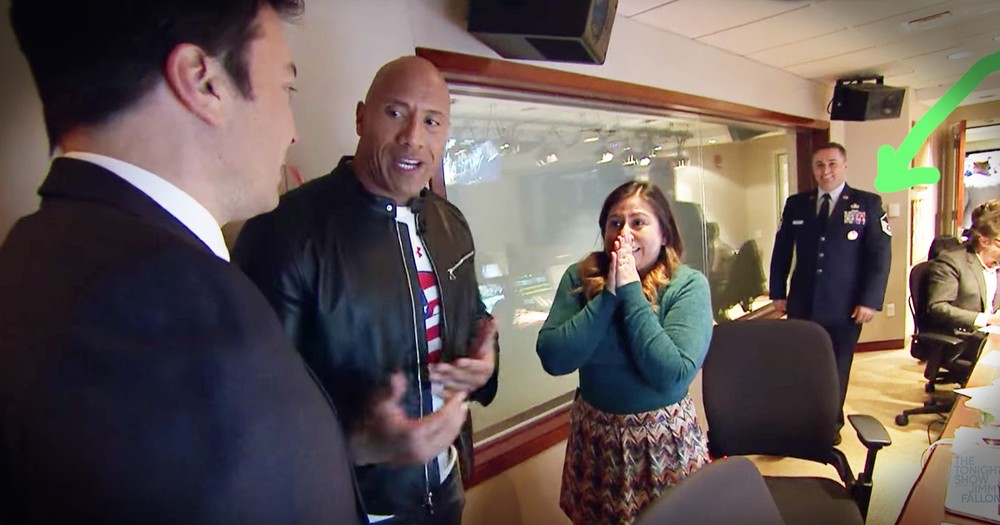 The Rock Just Brought This Soldier Home For Christmas In The Best Homecoming Surprise