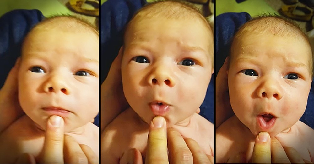 Dad And 1-Month-Old Baby Hilariously Sing 'O Holy Night'
