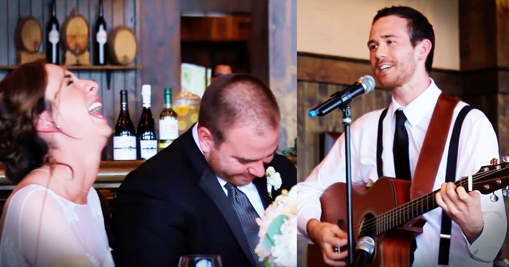 Best Man Writes An Adorable Song Instead Of Giving A Wedding Toast 