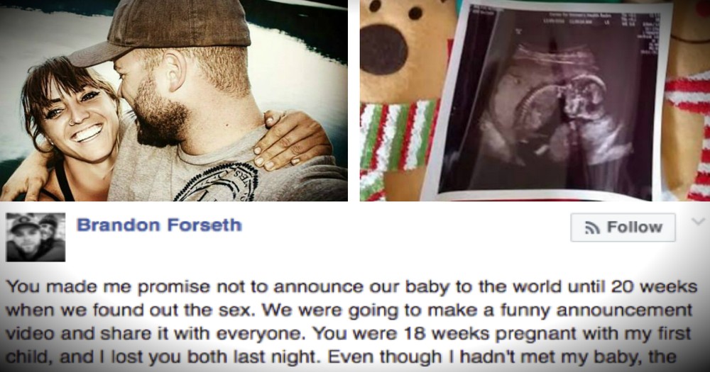 Man's Emotional Post Revealing Pregnant Girlfriend Died In Car Crash