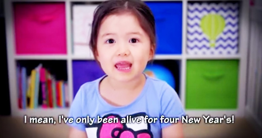 Little Girl's Thoughts On New Years Resolutions Are Truly Lovely
