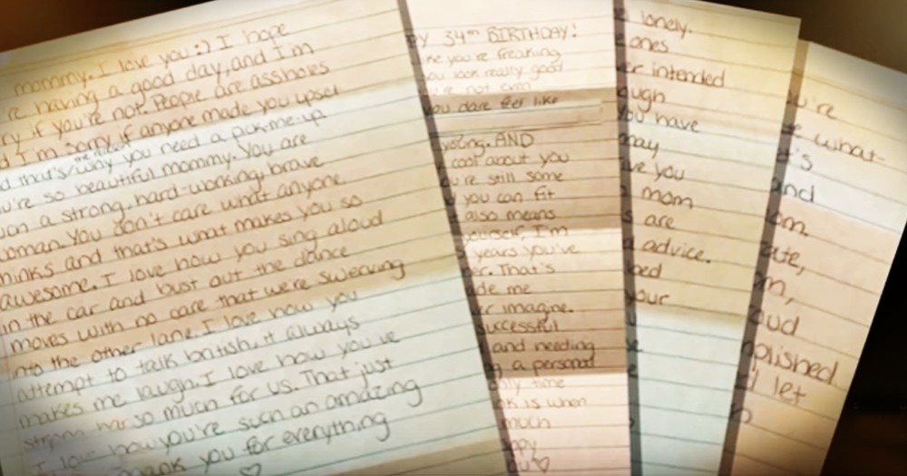 Grieving Mom Finds Letters Written By Her 16-Year-Old Daughter Before She Died