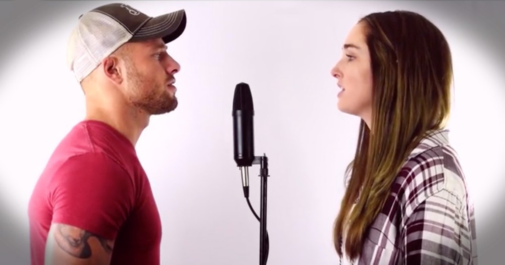Chill-Inducing Country Duet Of 'Can't Help Falling In Love'
