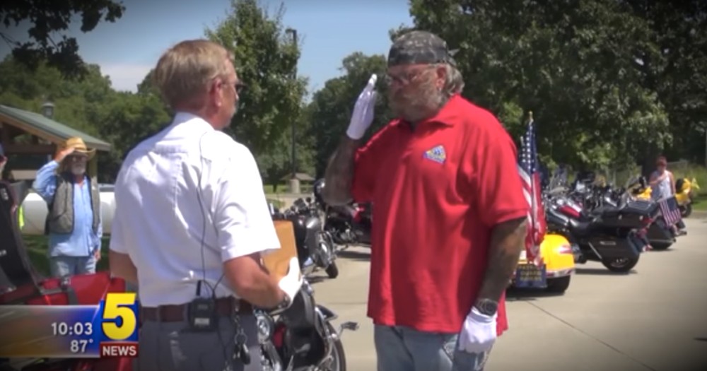 Group Of Bikers Make Cross-Country Trip To Bring A Fallen Hero Home
