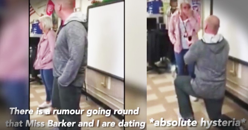 Teacher Gets Proposal In Front Of The Whole Class