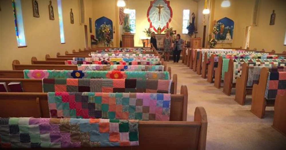 Family Honors Grandma By Displaying Quilts At Her Funeral