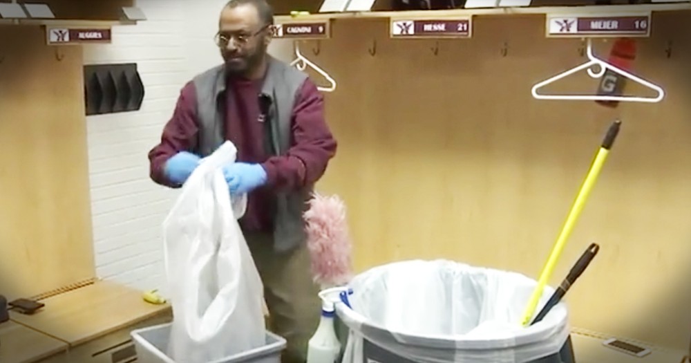 Janitor Hasn't Been Home For 30 Years Until A Group Of College Kids Planned A Huge Secret