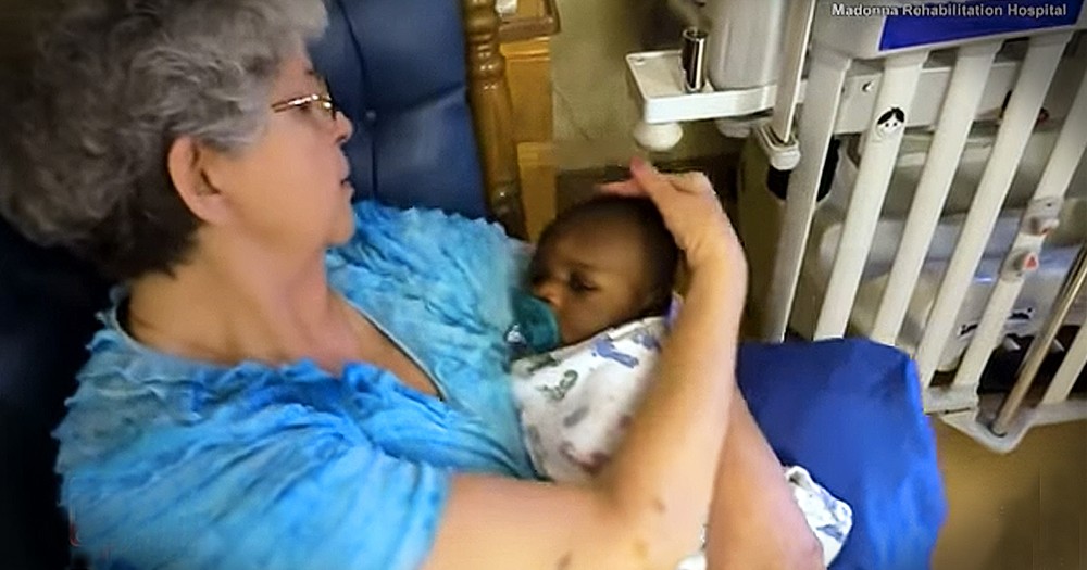 Retired Women Cuddle Babies Who Got A Rough Start In Life