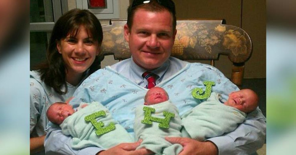 Couple Adopt Triplets, Then Mom-To-Be Gets News From Doctor