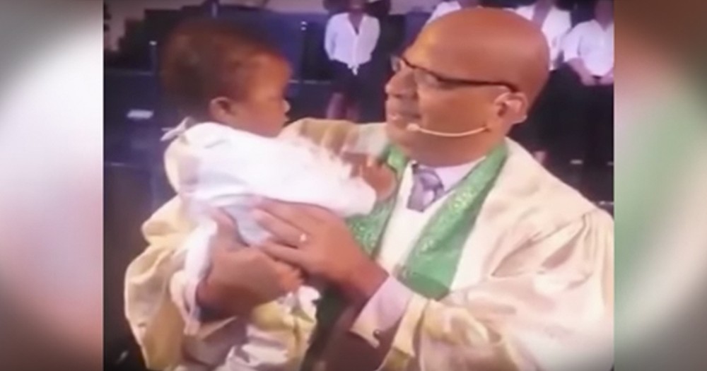Precious Toddler Claps Along With Preacher