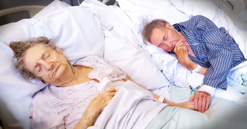 Sweet Couple Married 67 Years Refuse To Be Apart Even In Sickness