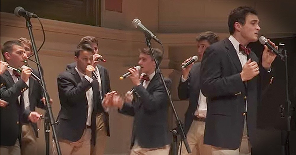 Gentlemen Choir Moves Crowd With A Cappella Rendition Of 'Lean On Me'