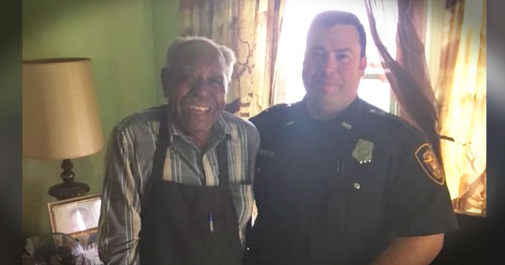Police Officers Buy 95-Year-Old Man A New AC