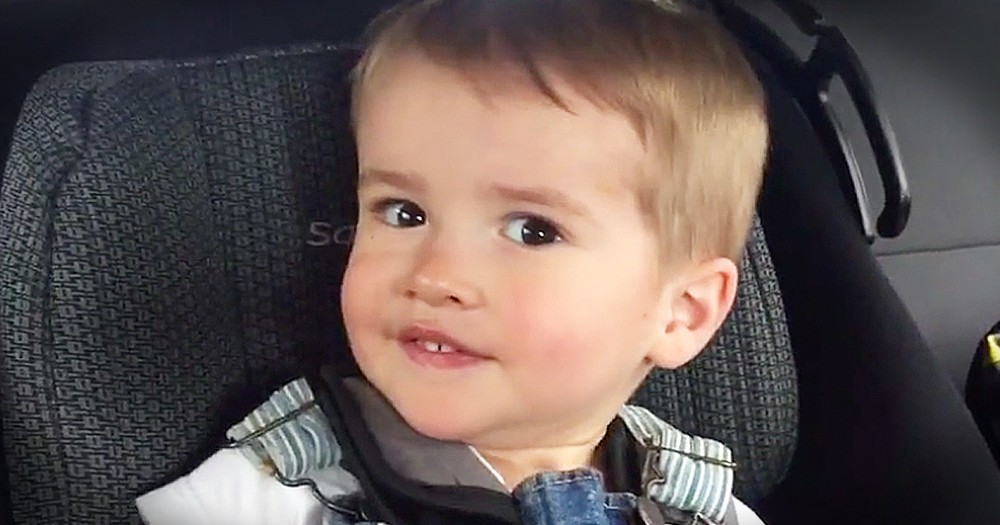 Adorable Toddler Tries To Whistle