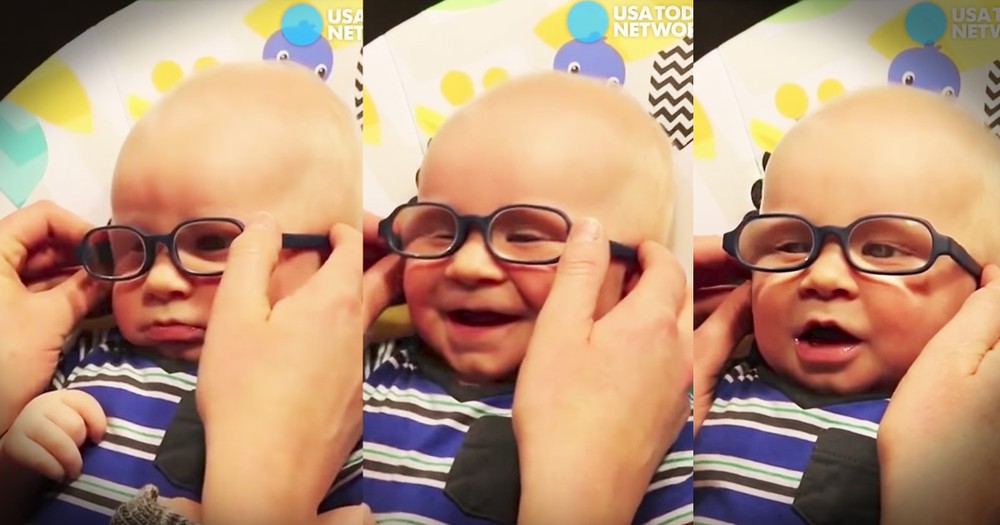 Baby Sees His Mom Clearly For The First Time
