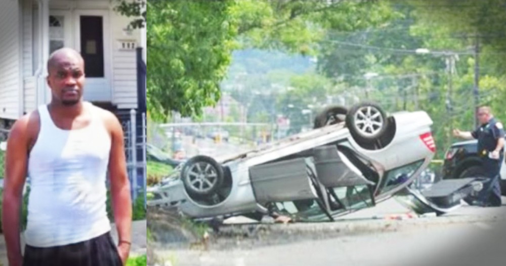 Man Skips Job Interview To Save Car Crash Victim