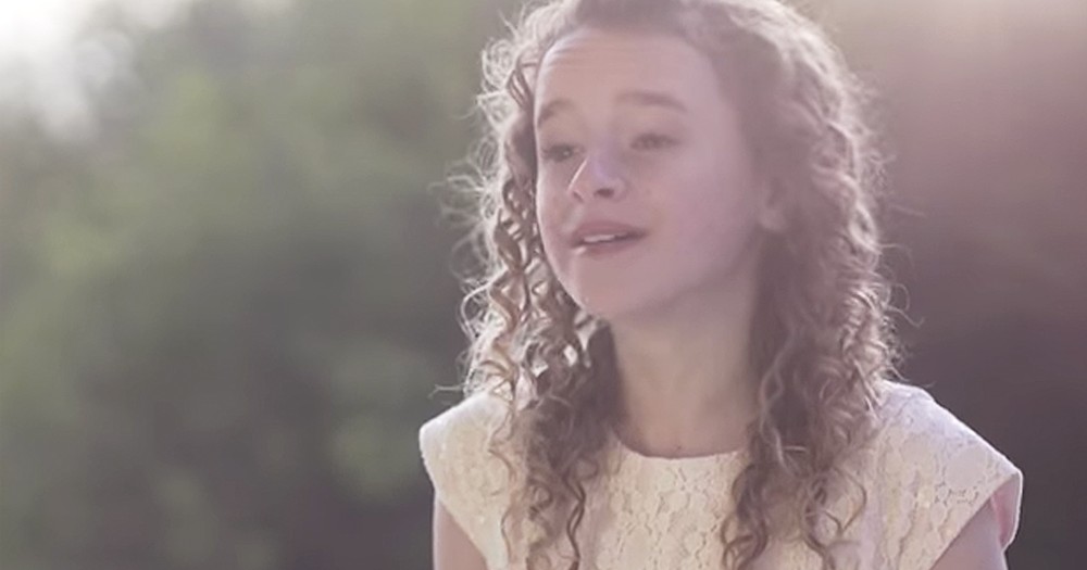 12-Year-Old Girl's Beautiful Rendition Of 'I Know That My Savior Loves Me'
