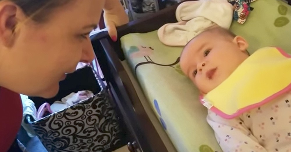 5-Month-Old Baby Girl Can Already Say 'I Love You'
