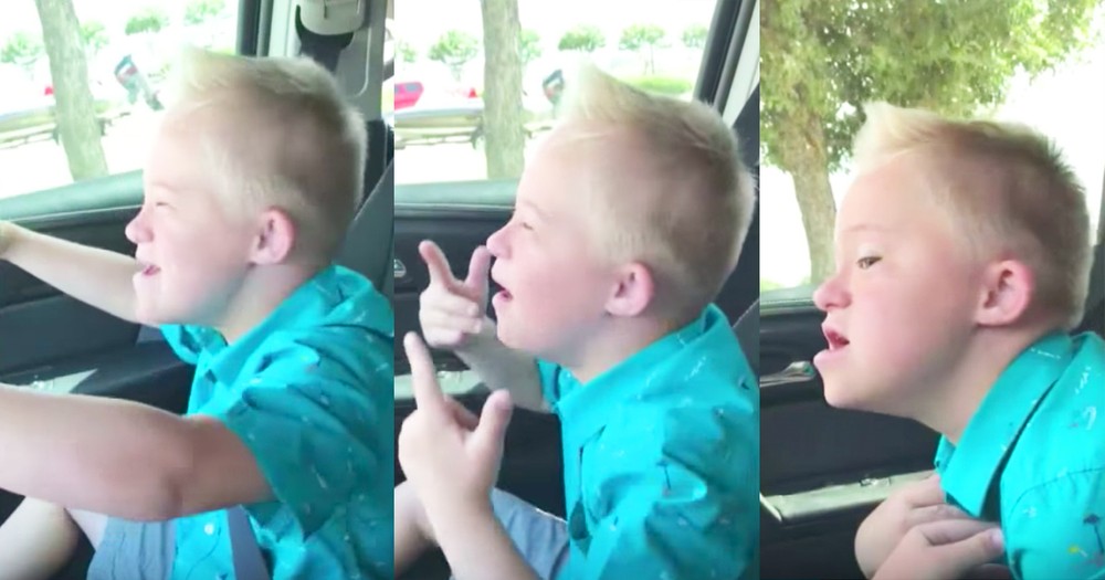 9-Year-Old Boy With Down Syndrome Passionately Sings Whitney Houston Song 