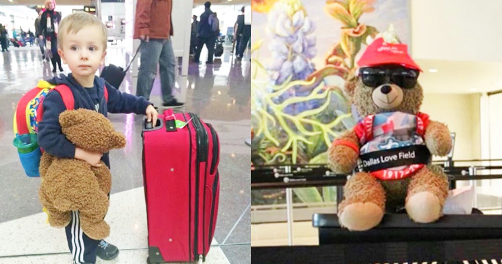 4-Year-Old Reunites With Lost Teddy Bear In Airport