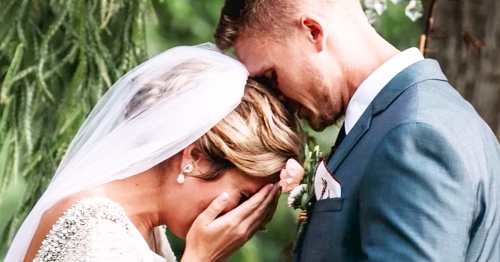 Bride Reacts After Hearing Deceased Grandfather's Voice At Her Wedding