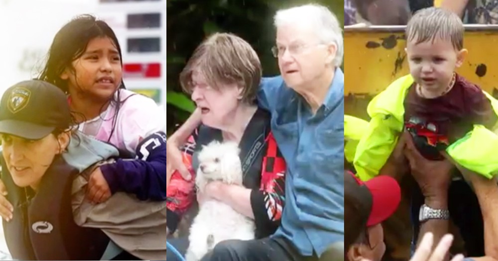 Cameras Beautifully Capture Good Samaritans Saving Hurricane Victims