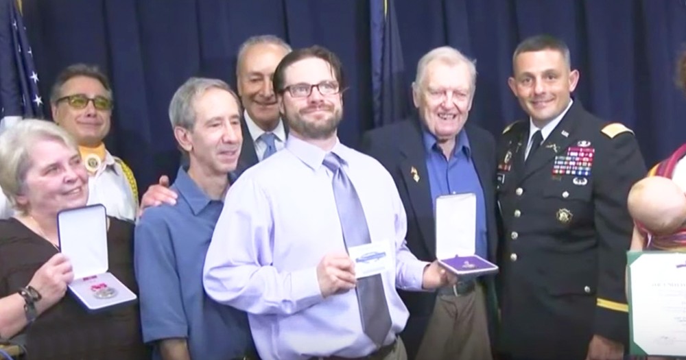 Veteran's Family Reunited With Purple Heart Lost 50 Years Ago